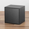 100-CUBEF2BK 収納ボックス キューブ型 サンワダイレクト 75462531