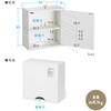 100-CUBEH8W 収納ボックス キューブ型 サンワダイレクト 75462610