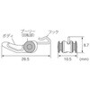 IGB(ゴールド/ブラック) マルチフックキーパー MHKM 富士工業用品 75464579
