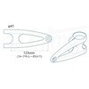 MTE046 ヘッドライトステー SLINGSHOT Φ41 モートーン 75479507