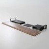 ライズ デスクシェルフ(L) W118 ワイルズデスク&ライズデスクシェルフ 関家具(Contieaks/コンティークス) 75493525