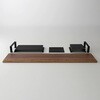 ライズ デスクシェルフ(L) W118 ワイルズデスク&ライズデスクシェルフ 関家具(Contieaks/コンティークス) 75493525