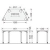 VAR-M1507D-WW ミーティング用テーブル〈バルマII〉 LION (ライオン事務器) 75494995