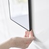 10307 マグネットバスルームミラー タワー 角型 ブラック 山崎実業 75549261