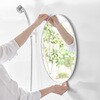 10177 マグネットバスルームミラー タワー 丸型 42cm ホワイト 山崎実業 75549288