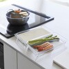 10336 電子レンジ対応連結できる洗いやすい下ごしらえ調理トレー タワー 浅型 2個組 クリア 山崎実業 75549331