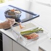 10336 電子レンジ対応連結できる洗いやすい下ごしらえ調理トレー タワー 浅型 2個組 クリア 山崎実業 75549331