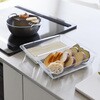 10337 電子レンジ対応連結できる洗いやすい下ごしらえ調理トレー タワー 深型 2個組 クリア 山崎実業 75549340