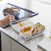 10337 電子レンジ対応連結できる洗いやすい下ごしらえ調理トレー タワー 深型 2個組 クリア 山崎実業 75549340
