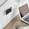 10084 ウォールスマートフォン充電ホルダー タワー 石こうボード壁対応 ホワイト 山崎実業 75549349