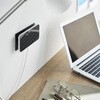 10085 ウォールスマートフォン充電ホルダー タワー 石こうボード壁対応 ブラック 山崎実業 75549358