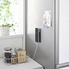 10087 マグネットスマートフォン充電ホルダー タワー ブラック 山崎実業 75549376