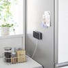 10087 マグネットスマートフォン充電ホルダー タワー ブラック 山崎実業 75549376