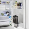 10238 水はね防止フィルター付き両方から注げる冷水筒 タワー ブラック 山崎実業 75549401