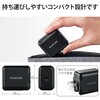 ACDC-PD2130WH PD 充電器 30W USB タイプC 1ポート スイングプラグ PSE技術基準適合 ノートPC エレコム 75570243