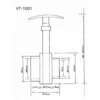 VT-1001 1-1/2"シャッターバルブセット(ストレート) カーク産業 75589005