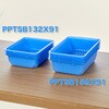 PPTSB-132X91 PPトレー(ブルー)角 TRUSCO 75597351