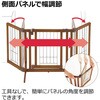 - ペット用 木製おくだけドア付ゲート Richell(リッチェル) 75608481