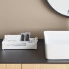 10338 仕切り付きアメニティ収納 タワー ホワイト 山崎実業 75620907