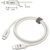 VV-UC2UC020-W データ転送・充電用 USB-C 2.0 ケーブル   480Mbps  PD:60W Vodaview 75625265