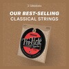 EJ43-3D Silver/Clear/Light �N���V�b�N�M�^�[��(3�Z�b�g) D'Addario 75628930
