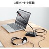MM-MCTC02NC マイクロホン USB TypeC/USB TypeA ノイズキャンセル サンワサプライ 75644181