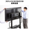 CR-PL67BK 液晶ディスプレイスタンド 手動上下昇降 高耐荷重 サンワサプライ 75644217