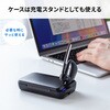MM-BTMH74BK ヘッドセット Bluetooth 充電ケース付き サンワサプライ 75644278