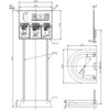 VT1RC 消火器スタンド(消火器設置台) モリタ宮田 75647209