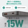PB-Y46-GY モバイルバッテリー 10000mAh 15W AUKEY(オーキー) 75647489