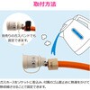 GA-PG181 ガスホース用ワンタッチソケット ゴム管 コンセント型 都市ガス LPガス 着脱簡単 安全 日本製 迅速継手 GAONA(ガオナ) 75660046