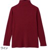 821720-11 821720 綿ガーゼボトルネックTシャツ ケアファッション 75676110
