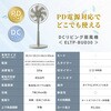 ELTP-BUD30(C) 扇風機 DCモーター 30cm PD対応 リビング扇風機 静音 切タイマー 無段階風量調節 YAMAZEN(山善) 75680066