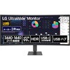 34U640B-B 34インチ 曲面型ウルトラワイド 液晶ディスプレイ(3440x1440/VAパネル/sRGB 99%/HDR10/DP/HDMIx2/TypeC(PD65W)/高さ調整/3年保証) LG 75685630