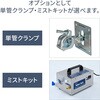 TZW-45P+WFC-4+MK-12SC 工場扇 壁掛け式 45cm羽根 大風量 業務用 工業用 ナカトミ 75691266