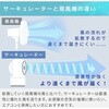 YAR-W305(W) サーキュレーター 45畳 大風量 上下左右自動首振り 上向き90度 風量3段階 室温表示 リモコン YAMAZEN(山善) 75691318