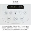 YLX-AJD30E(GR) 扇風機 DCモーター 節電センサー 左右自動首振り 風量10段階 静音 入切タイマー リモコン付き YAMAZEN(山善) 75691580