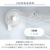 YWT-E302(W) 扇風機 壁掛け扇風機 左右首振り 引きひもスイッチ 風量3段階 静音 YAMAZEN(山善) 75691756