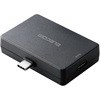 変換アダプタ USB タイプC → タイプA・タイプC 直挿し 給電機能付き PD 60W 動画配信 撮影 収録 エレコム