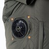 3345 空調風神服チタンフード半袖ブルゾン 4つ穴仕様 アタックベース 75716965