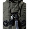 3345 空調風神服チタンフード半袖ブルゾン 4つ穴仕様 アタックベース 75716965