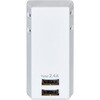 USBタップ 過電流保護 急速充電 2個口 2ポート 2.4A コードなし ELPA