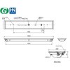 MY-RC440500/W AHTN LEDライトユニット形ベースライト Myシリーズ 40形 直付形 HACCP向け 省電力タイプ 三菱電機 75887747