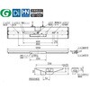 MY-VK440501C/D AHZ LEDライトユニット形ベースライト Myシリーズ 非常用照明器具 電池内蔵形 直付形 逆富士タイプ 230幅 省電力タイプ 三菱電機 75890669