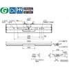 MY-VKR450530/WW AHTN LEDライトユニット形ベースライト Myシリーズ 非常用照明器具 電源別置形 直付形 逆富士タイプ 230幅 一般タイプ 三菱電機 75904039