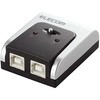 USB切替器 2ポート 手動切り替えスイッチ付 エレコム
