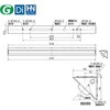 MY-N440502/D AHZ LEDライトユニット形ベースライト Myシリーズ 40形 直付形 コーナー灯 省電力タイプ 三菱電機 75910655