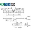 MY-VK450530C/WW AHTN LEDライトユニット形ベースライト Myシリーズ 非常用照明器具 電池内蔵形 直付形 逆富士タイプ 150幅 一般タイプ 三菱電機 75920078