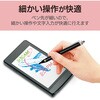 P-TPLFBK 極細タッチペンロング エレコム 75920975