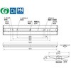 MY-V470531/N AHTN LEDライトユニット形ベースライト Myシリーズ 40形 直付形 逆富士タイプ 230幅 一般タイプ 三菱電機 75929047